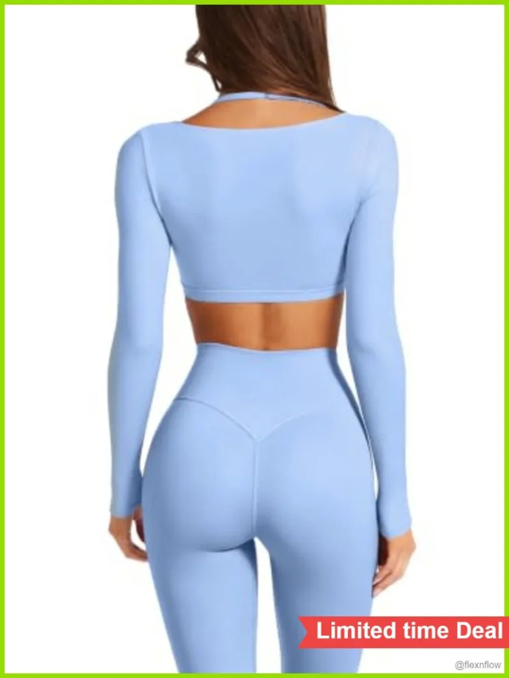 Women 2 Piece Halter Sports Bra Yoga Leggings Padded Activewear Set